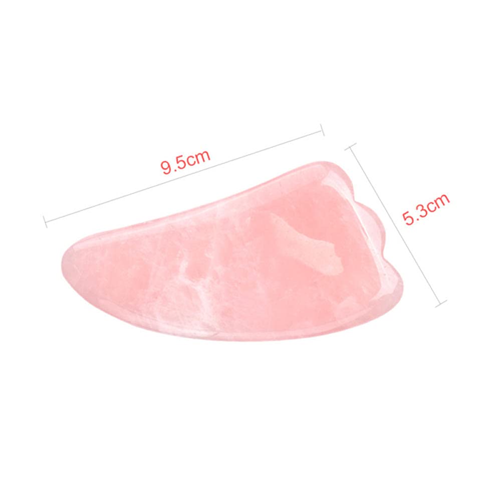 ROSE QUARTZ JADE JADE MASSAGE MASSAGE CRISTAL PIERRE FACE CONFÉNAGE JADE MASSAGER SKIN FACE ROLLER-1 jeu