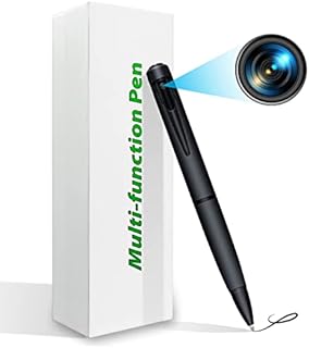 Spy Camera Hidden Camera Spy Pen Nanny Cam Full HD 1080P with 32GB Pen Camera [ Loop Video or Picture Taking] for Meeting of Room Portable Mini Spy Cam Pen Hidden Secret Camera Spy Camera Pen
