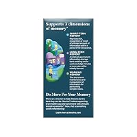 NEURIVA Memory 3D Brain Supplements for Memory and Focus, Vitamin B12 & B6, Folic Acid, 50 Count Capsules — image 7