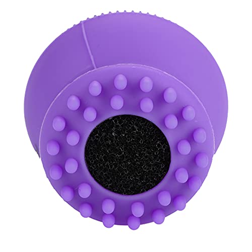 MOUMOUTEN Gesichtsreinigungsbürste, Silikon wasserdichtes Gesichtsmassagegerät Peeling und Fettreinigungsbürste für die Tiefenreinigung Täglicher Entferner(Lila)