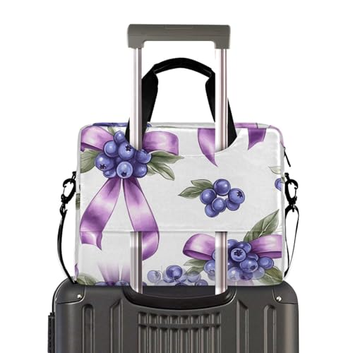 Bolso maletín para laptop 13-15.6 pulg ALAZA azul con estampado miniatura 4