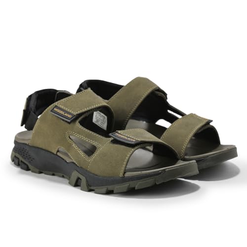 Image of Woodland Men's Camel Polyurethane Sandals-UK-5 (EURO 39)