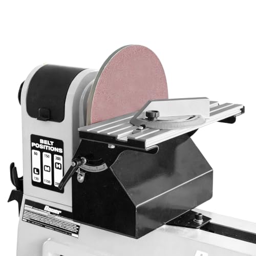 Image of Lathe Mounted Disc Sander for 14 inch and 16 inch Woodtuning Lathe with Thread 1 inchX8TPI, Sanding Accessory, 9 inch Disc Sander.
