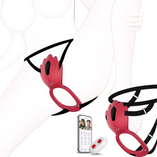 Hmxseu Roter App-gesteuerter G-Punkt-Vibrator