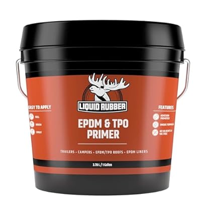 Liquid Rubber EPDM Primer - Weatherseal Camper and Trailer Roofing Coating - Weatherseal Camper and Trailer Roofing Coating 1 Gallon