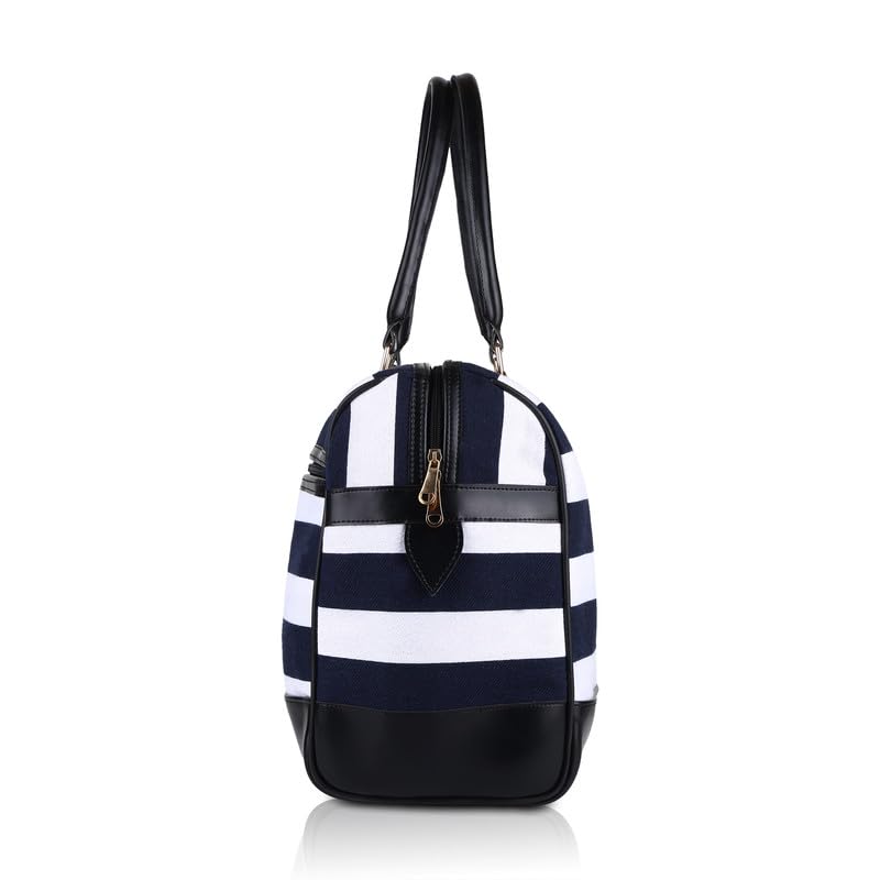 Image of ENSAC Premium Travel Duffle Bag | Water Resistant Luggage Bag with Multiple Compartments | Weekender Overnight Bag for Men & Women | Gym, Travel & Business Trip Carry Bag