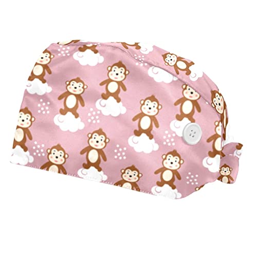 Chapeaux bouffants JDEZ : lot de 2 casquettes de travail pour hommes et femmes