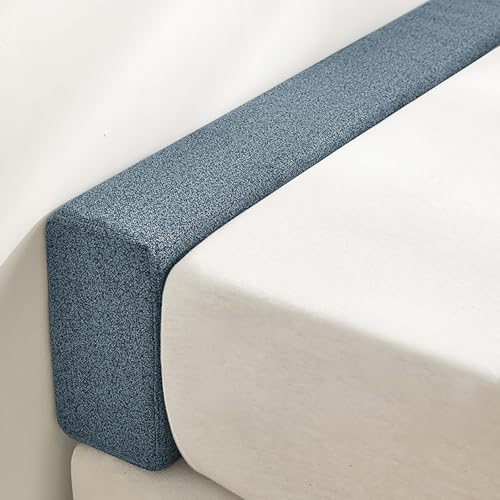 Yokqexz Almohadilla De Relleno For Cabecero: Almohada De Cuña De Algodón Resistente For Grietas En La Cabecera, Relleno De Espuma Anticolisión Entre La Cama Y La Pared(Blue,59 * 2 * 3inch)