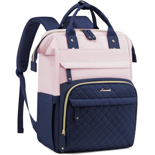 Image of LOVEVOOK Laptop Backpack for Women, 15.6 inch Waterproof Nurse Bag Teacher Work Backpack Purse for Women, Travel Computer Backpack for College Office Business Ladies