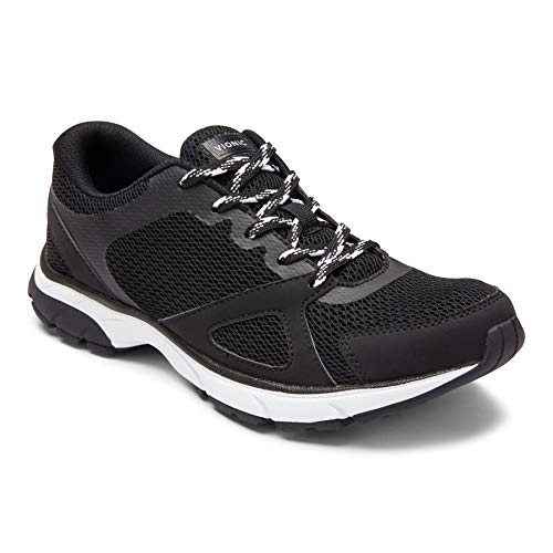 Vionic Tokyo Women's Lace Up Walking Shoe Black Black - 9 Medium #TOP1