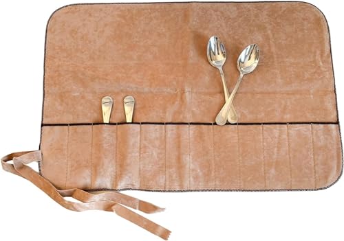 Hagerty Silver Guard Cutlery Roll Housse pour couverts en argent ou argentés I 48x32 cm I Rangement pratique avec protection anti-ternissement I 12...