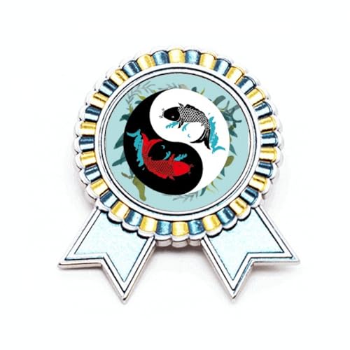 Broche en porcelaine Taichi pour sublimer un manteau lors d'un vernissage chic