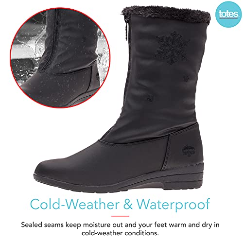totes Women's Nicole Insulated Waterproof Snow Winter Boots with Zipper4