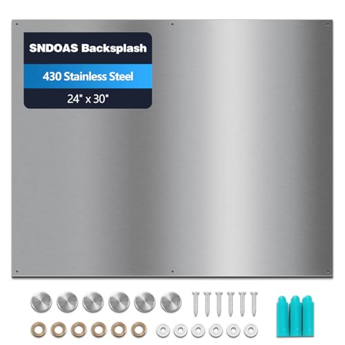 SNDOAS Stainless Steel Backsplash
