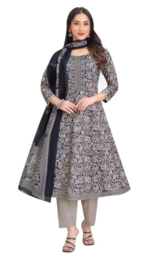 Costume Anarkali Salwar Kameez femme robe kurta fluide pantalon et dupatta