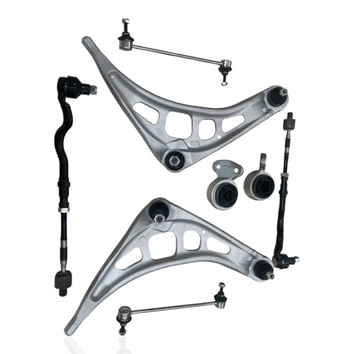 Front Lower Wishbone Control Arms Full Kit Compatible with BMW 3 Series E46 COUPE (97-07)