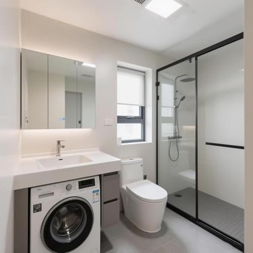 Prefab Tiny Home Foldable 20ft 2 Bedroom Luxury Prefab Tiny House with Full Bathroom & Kitchen, Prefabricated Modular Container House to Live in for Adult,Mobile Home for Vacation Villa & Garden Cabin - Image 6