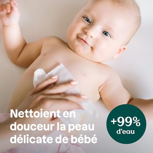 Lingettes bébé à l'eau ATTITUDE 99% d'eau véganes et testées dermatologiquement - 2