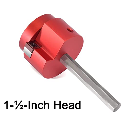 Pvc Pipe Reamer With 1-½-Inch Head Aluminum, Pvc Fitting Saver, Pvc Socket Saver With 0.315" Hex Shaft, For Water Lines, Drain Lines, Vent Lines #TOP1