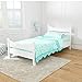 KidKraft Addison Wooden Twin Size Bed, Children's Furniture - White, Gift for Ages 3+