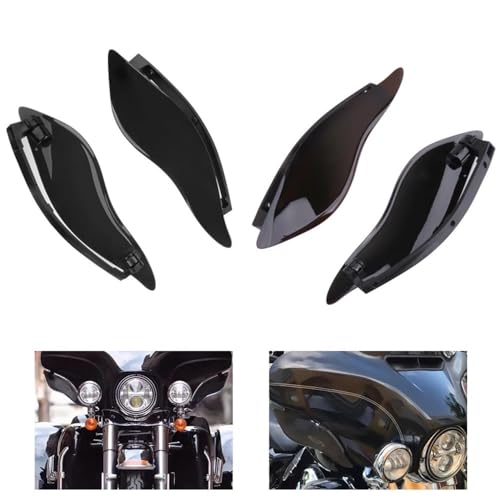 Déflecteur d'air moto en ABS de qualité supérieure pour carénage Tri Glide CVO et Touring - 2