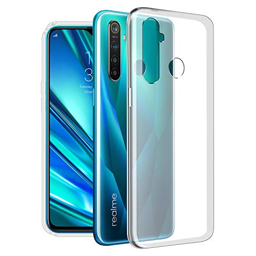 Image of COVERNEW Back Cover for Realme RMX1971 -Realme 5 Pro - Transparent