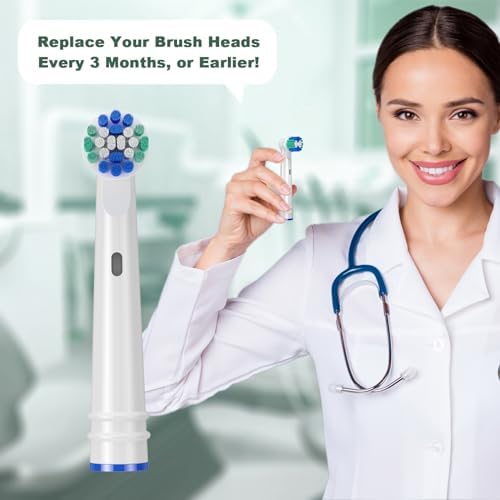 Wymienne główki szczoteczki do Oral B, 24 główek szczoteczki elektrycznej do Oral B Braun, główki szczoteczki Precision Clean pasują do Professional Care, Vitality Pro Smart Genius Series i innych