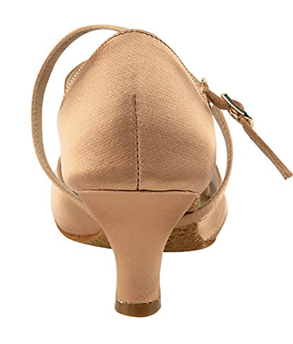 Very Fine Dance Shoes - Ladies Latin, Rhythm, Salsa, Waltz Ballroom Dance Shoes - S92307-2-inch Heel and Foldable Brush Bundle4