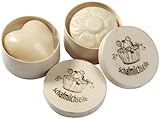 Saling Geschenkdose mit Schafmilchseife Herz 65 g