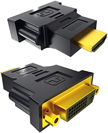 Adattatore DVI A HDMI, Adattatore DVI-D Maschio A HDMI Femmina 1080P - Foto 9