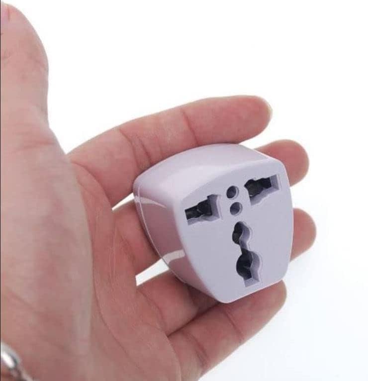 Miniatura 8 de Paquete de 4 adaptadores universales de enchufe de viaje de EE. UU., CA, India, AU, IT, a la UE, adaptador de enchufe de enchufe