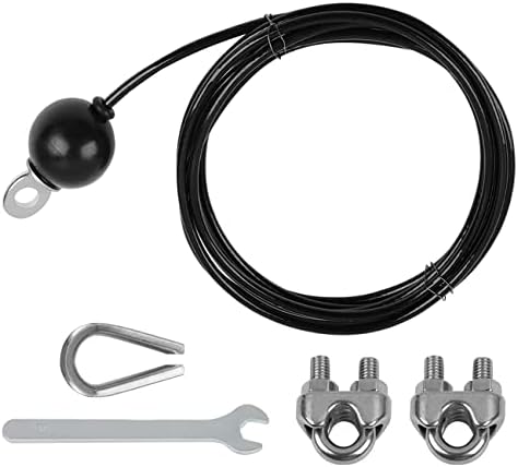 “N/A” Fitness Pulley Cable Attachments, Gym Replacement Cable for Pulley System, Heavy Duty Steel Wire LAT and Lift Pulldown Pulley System Home Gym Cable Accessories