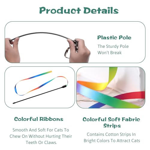 3 Pezzi Giocattolo Interattivi per Gatti, Giochi