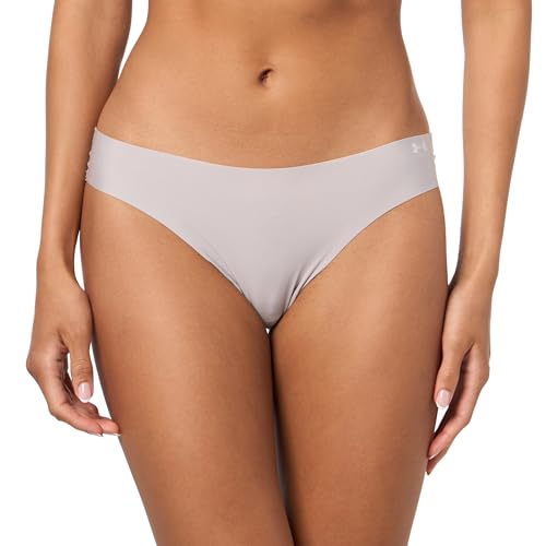 Image of Under Armour Women's 3-pack Pure Stretch No Show Thong Underwear, All-day Comfort & Ultra-soft Fit