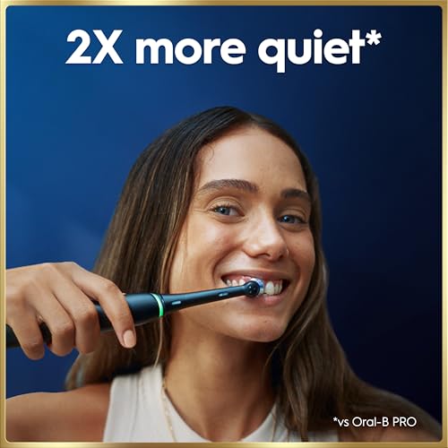 Oral-B iO9 Electric Toothbrush for Adults, 1 Handle, Sapphire Blue - 3 Brush Heads, Fast Magnetic Charger, Charging Travel Case, Charger Pouch, Brush Head Holder, UK Two Pin Plug - Image 14