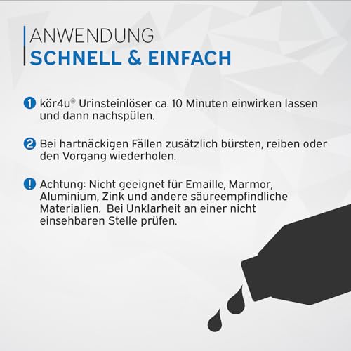 Urinsteinentferner Sanit Urinsteinlöser 500ml für WC und Urinal