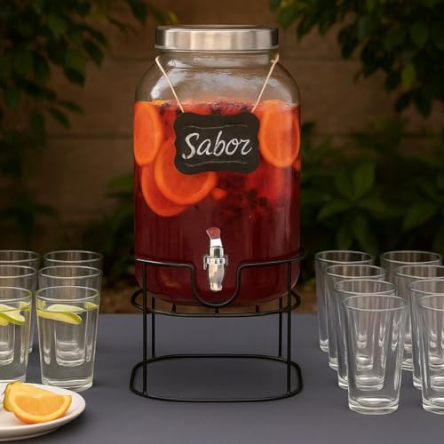 El Mejor Listado de Dispensador de agua de vidrio favoritos de las personas. 8