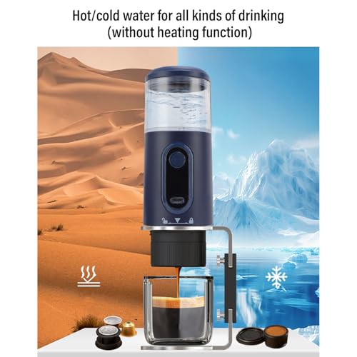 Cafetera portátil recargable con batería y capacidad 100 ml miniatura 2