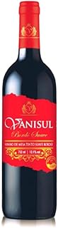 Vinho tinto bordô suave vanisul 750ml