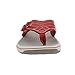 Clarks Women's Breeze Sea Flip-Flop, New Red Synthetic, 10