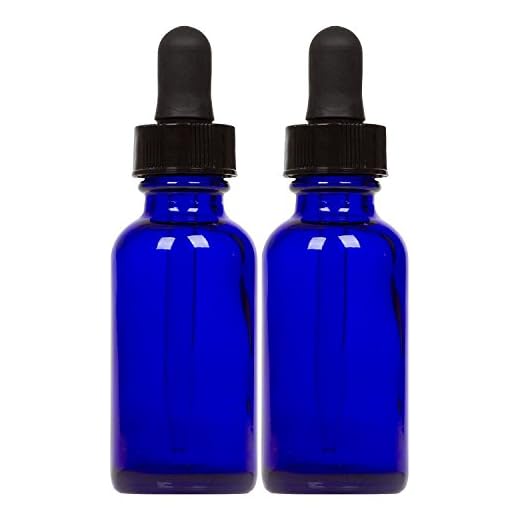Manufacturer Direct Cobalt Glass Bottles with Eye Droppers (2 oz, 2 pk) For Essential Oils, Colognes & Perfumes, Blank Labels Included