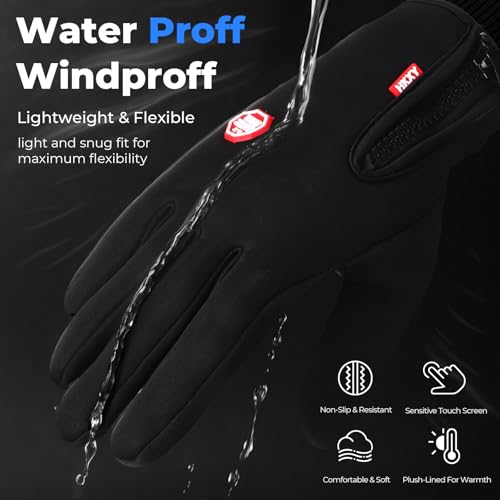 4 Pieces Winter Balaclavas Gloves Sets Windproof Warm Face Mask Heated Socks Waterproof Touchscreen Gloves Cold Weather Gift for Women Ski Outdoor Anti-slip Thermal Socks - Image 4