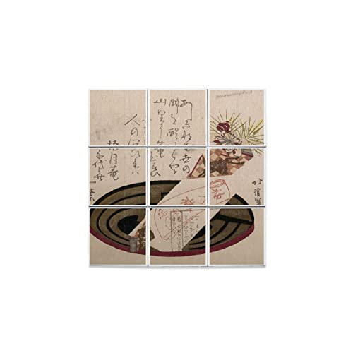 Estampe japonaise en carreaux céramique pour créer une ambiance zen dans votre salon