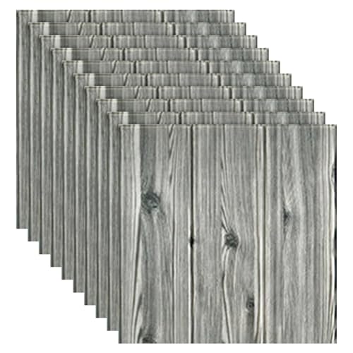 Revêtement mural 3D autocollant gris pour cacher défauts mur