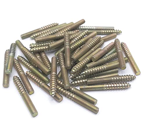 Image of Hanger Bolt M5x40 Double Headed Bolt Self-Tapping Screw for Furniture 50Pcs
