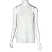 Toraway Blouses, Women Summer Sleeveless Lace Vest Blouse Shirt Tops (Large, White)