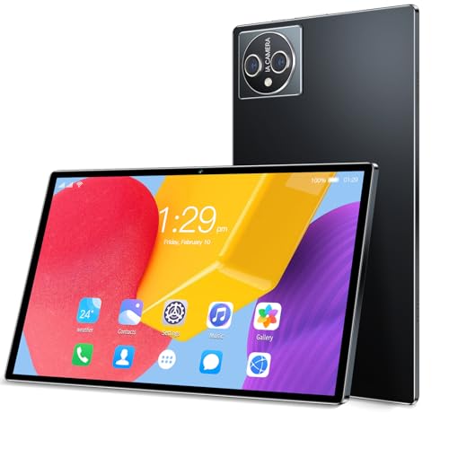 Duangu タブレット 8GB+256GB 10.1 インチ画面 5G 通話 10 コア MTK6797 プロセッサ 128GB 拡張可能メモリ 大容量ストレージ 高鮮明大画面 BT5.0 7000mAh バッテリー 長い待機時間 多機能ネットワーク接続
