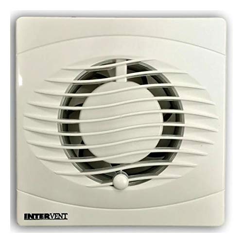 Extractor Fan White 100MM 4" Timer Model Bathrooms & Toilets