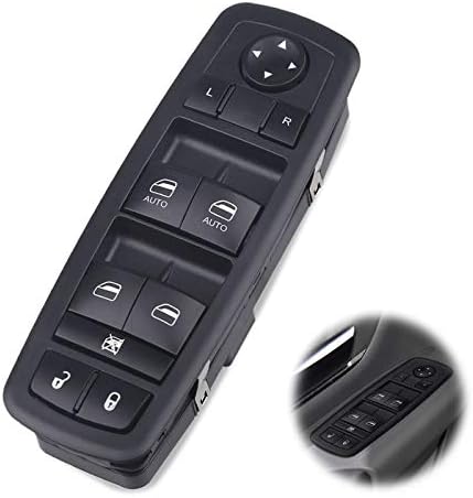WMPHE Dual-Automatic Electric Master Power Window Switch Compatible with Dodge Ram 1500 2500 3500-2009 2010 2011 2012, Replacement for 901-473 4602863AB, 4602863AC, 4602863AD