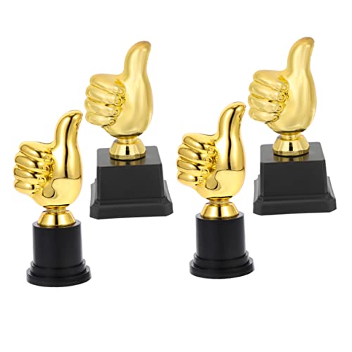 STOBOK 8 Pçs Modelos De Troféu Polegares Para Cima Para Adultos Troféu De Jogo De Basquete Troféu Mo